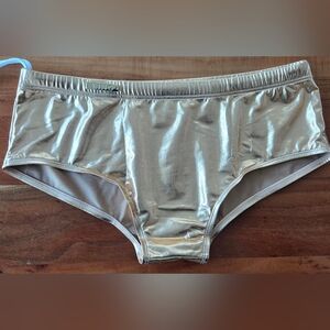 Metallic Gold Mens Sunga